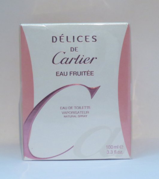 Cartier - Délices de Cartier Eau Fruitée  Eau de Toilette  Spray 100 ml-neu-ovp-